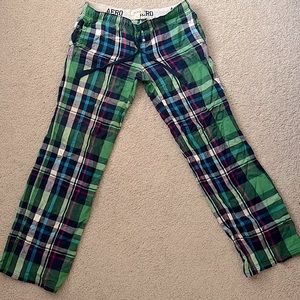 Aeropostale plaid pajama pants